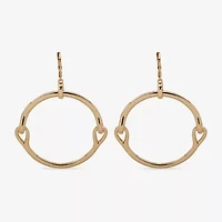 Worthington Gold Tone Womens Drop Earrings