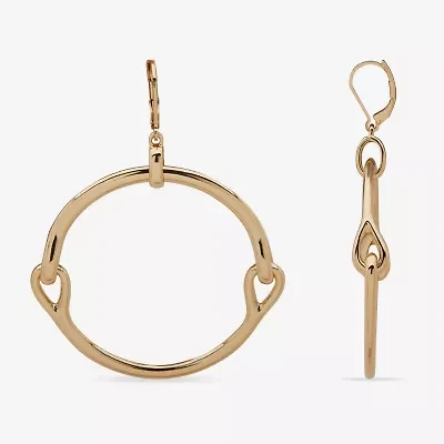 Worthington Gold Tone Womens Drop Earrings
