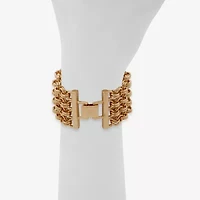 Worthington Gold Tone Womens Cuff Bracelet