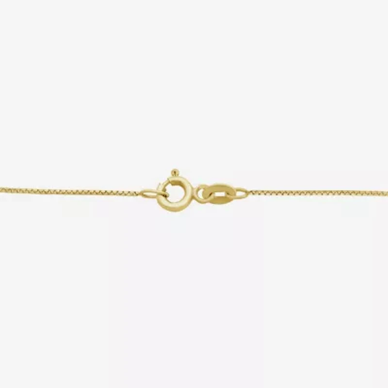 Womens Oval-cut Gemstone & / CT. T.W. Lab-Grown Diamond 10K Gold Pendant Necklace