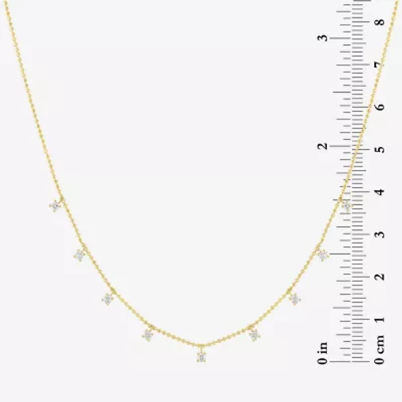 Diamond Addiction (G-H Womens 1/3 CT. T.W. Lab Grown White Diamond 10K Gold 16 Inch Pendant Necklace