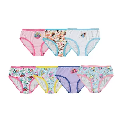 Little Girls Princess 7 Pack Brief Panty Gup7086