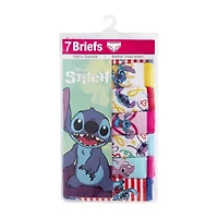 Little & Big Kid Girls Lilo Stitch 7 Pack Brief Panty Gup2081