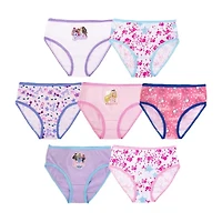 Little & Big Kid Girls Barbie 7 Pack Brief Panty Gup5812