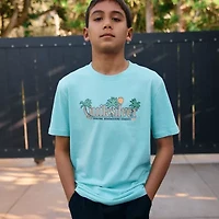 Quiksilver Big Kid Boys Crew Neck Short Sleeve Regular Fit Graphic T-Shirt