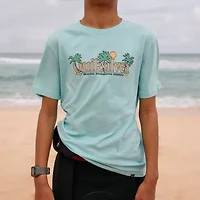 Quiksilver Big Kid Boys Crew Neck Short Sleeve Regular Fit Graphic T-Shirt