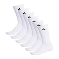 adidas Mens 6 Pair Crew Socks