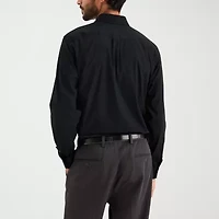Dockers Stain Defender Mens Long Sleeve Cuffed Regular Fit Button-Down Shirt