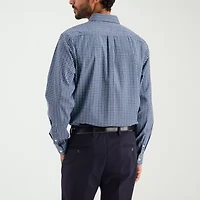 Dockers Stain Defender Mens Long Sleeve Regular Fit Button-Down Shirt