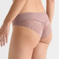 Ambrielle Seamless Lace Cheeky Panty