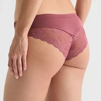 Ambrielle Seamless Lace Cheeky Panty