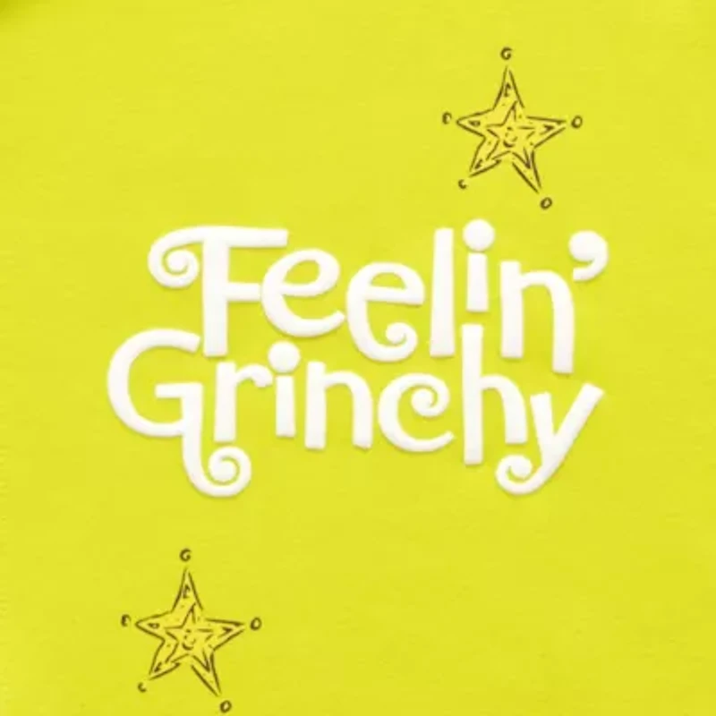 Cosplay Womens Long Sleeve Grinch Fleece Zipper Juniors Hoodie