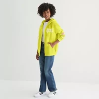 Cosplay Womens Long Sleeve Grinch Fleece Zipper Juniors Hoodie