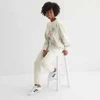 Varsity Womens Cuffed Mid Rise Winnie The Pooh Juniors Fleece Jogger Pant