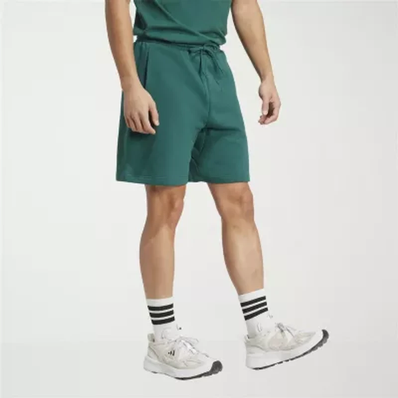 adidas Mens 7" Mid Rise Workout Shorts