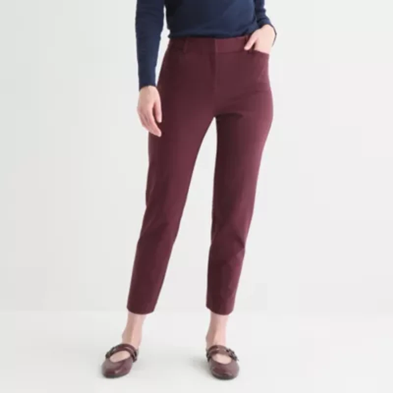 Liz Claiborne Womens Ankle Ankle Pant