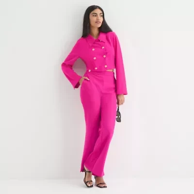 Bold Elements Womens Regular Fit Double Breasted Suit Jacket