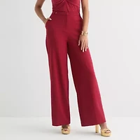 Bold Elements Womens Wide Leg Mid Rise Trouser