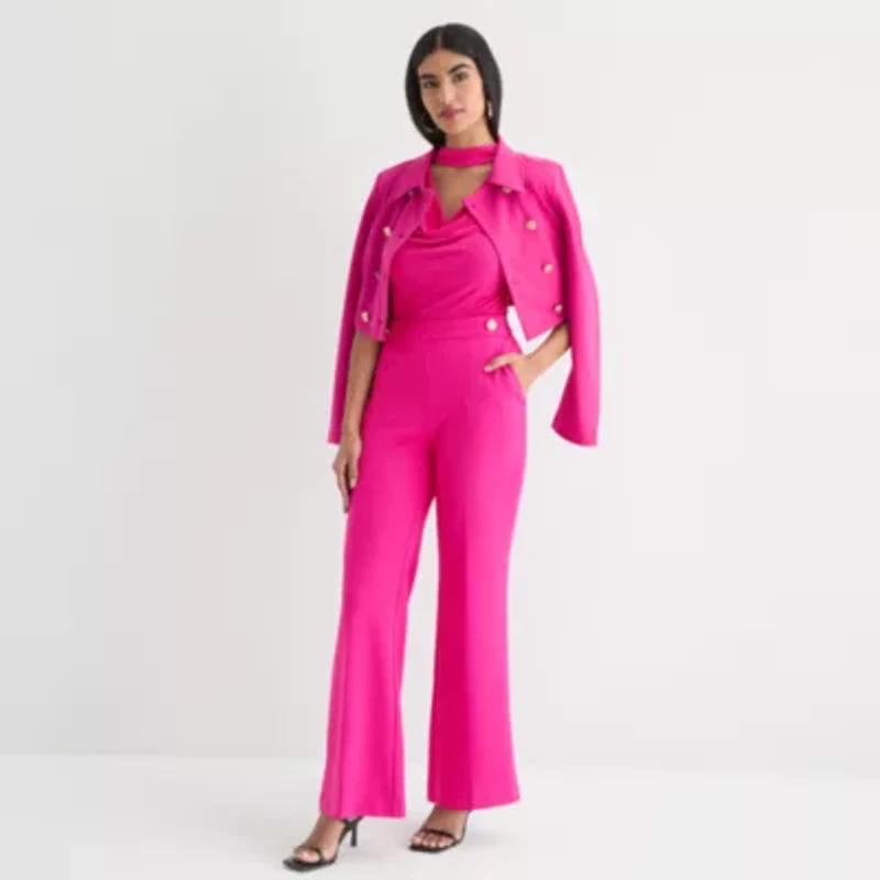 Bold Elements Womens Flare Mid Rise Trouser