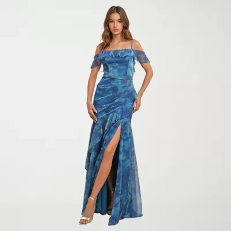 Rene by Ruiz Collection Womens Sleeveless Evening Gown