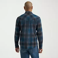 Wrangler Broken Twill Mens Long Sleeve Regular Fit Button-Down Shirt