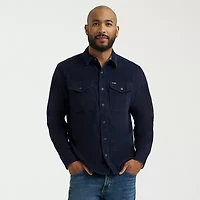 Wrangler Corduroy Mens Long Sleeve Regular Fit Button-Down Shirt