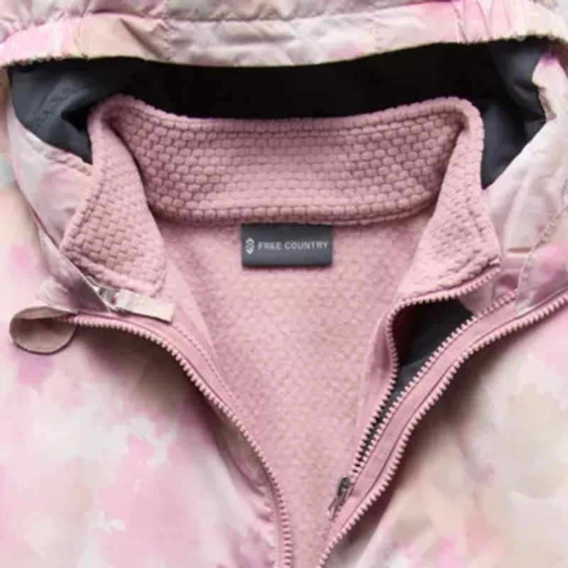 Free Country Little & Big Kid Girls Water Resistant Wind Heavyweight Puffer Jacket