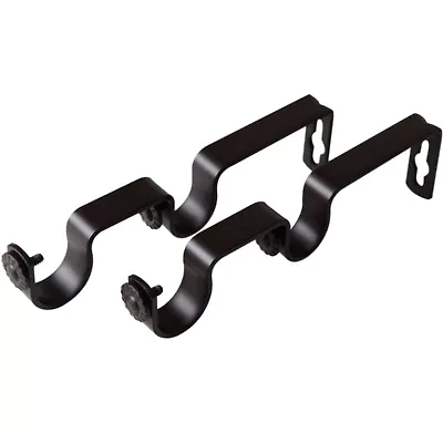 Rod Desyne 2-pk. 13/16-1" Curtain Double-Wall Brackets