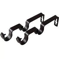 Rod Desyne 2-pk. 13/16-1" Curtain Double-Wall Brackets