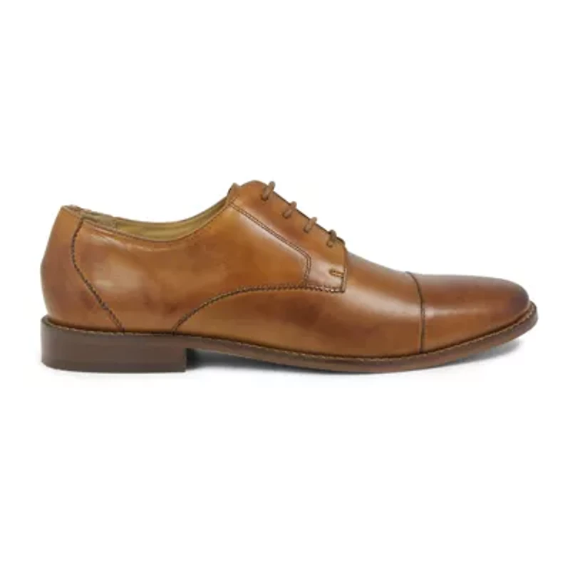 Florsheim® Montinaro Mens Leather Cap-Toe Oxfords