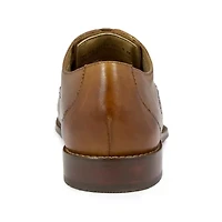 Florsheim® Montinaro Mens Leather Cap-Toe Oxfords