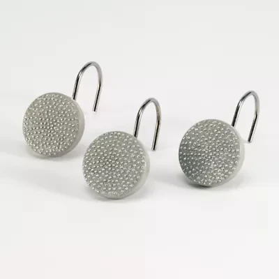Avanti Dotted Circle Shower Curtain Hooks