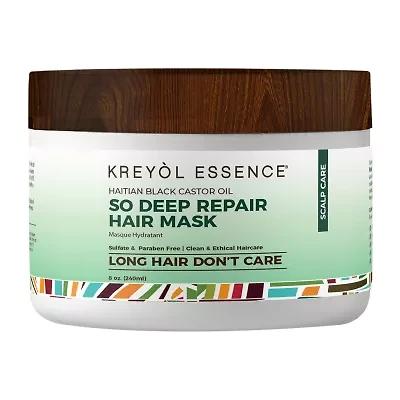 Kreyol Essence Haitian Black Castor Oil So Deep Repair Hair Mask 8 oz.