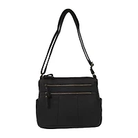 Bueno of California Medium Double Zip Crossbody Bag
