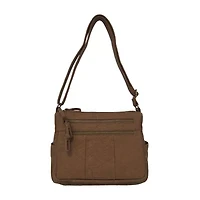 Bueno of California Medium Double Zip Crossbody Bag