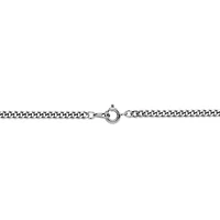 Mens Sterling Silver Cross 24 Inch Pendant Necklace
