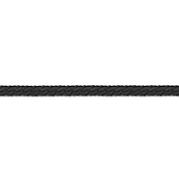 Mens Braided Black Leather Stainless Steel Bracelet