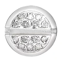 Mens 1/10 CT. T.W. Diamond Stainless Steel Stud Earring