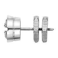 Mens 1/10 CT. T.W. Diamond Stainless Steel Stud Earring