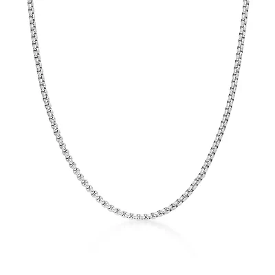 Mens 3.5mm Stainless Steel Box Chain