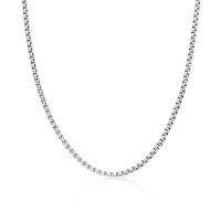 Mens 3.5mm Stainless Steel Box Chain