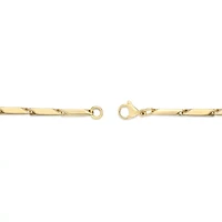 Mens Stainless Steel & Gold-Tone IP 22" 2mm Link Chain
