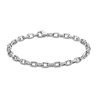 Mens Stainless Steel 8" 5mm Rolo Bracelet