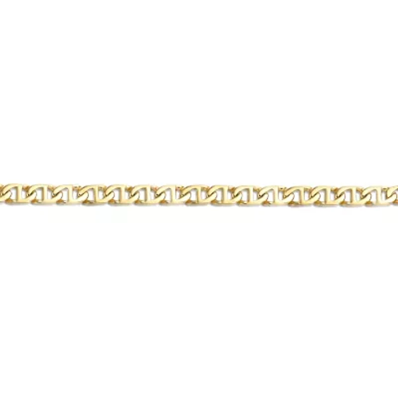 Mens Stainless Steel & Gold-Tone IP 9" 10mm Marine Link Bracelet
