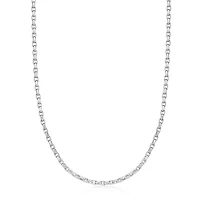 Mens Stainless Steel 18" 5mm Thin Rolo Chain