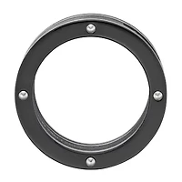 Mens 9M Cubic Zirconia Stainless Steel Round Band