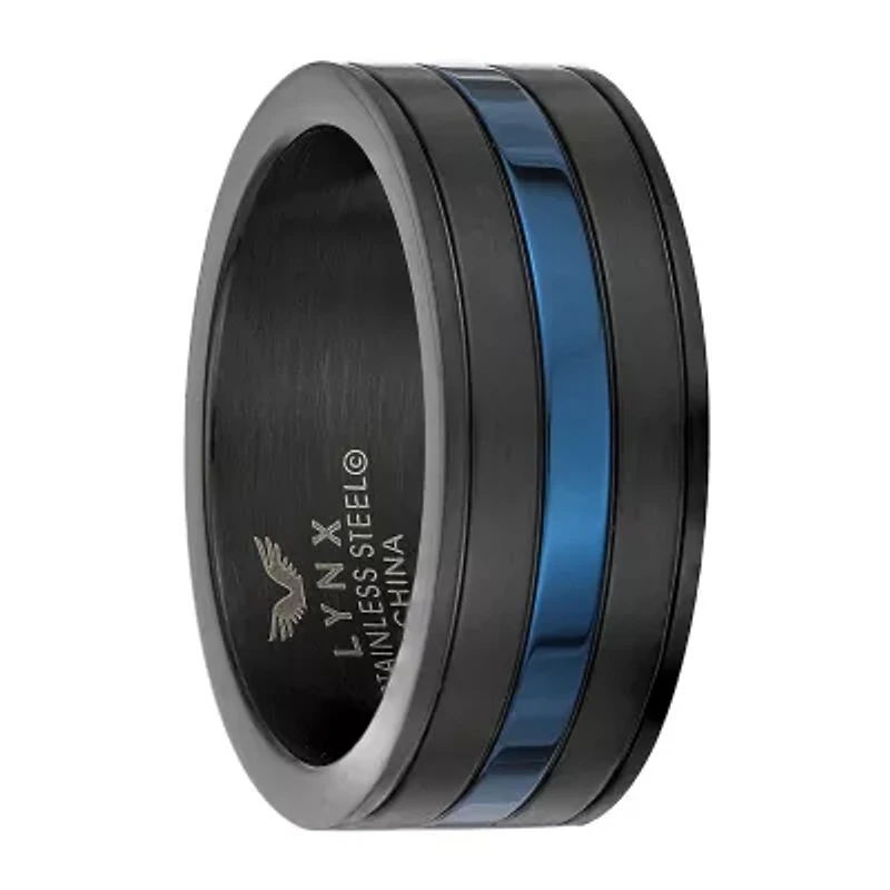 "Thin Blue Line" Mens 9M Stainless Steel Band