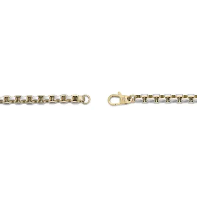 Mens Stainless Steel 24 Inch Box Chain Necklace