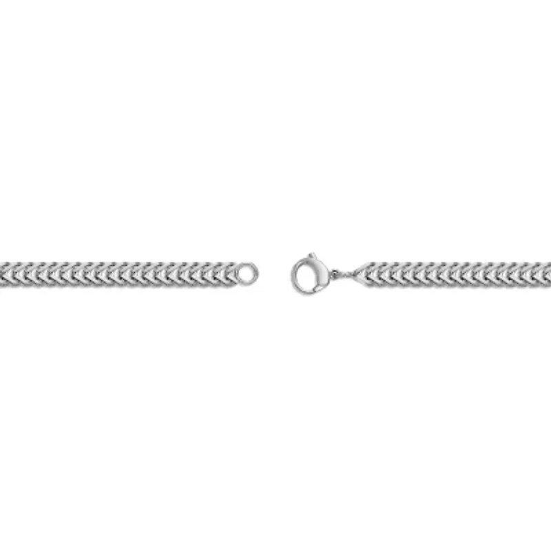 Mens Stainless Steel 24 Inch Herringbone Chain Necklace