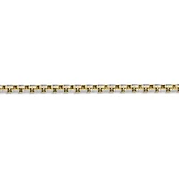 Mens Stainless Steel 8 1/2 Inch Solid Box Chain Bracelet